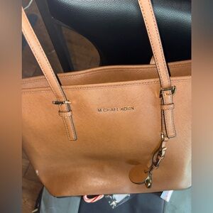Michael Kors Brown Leather Tote